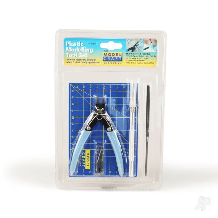 Modelcraft 9-Piece Plastic Modelling Tool Set (PTK1009)