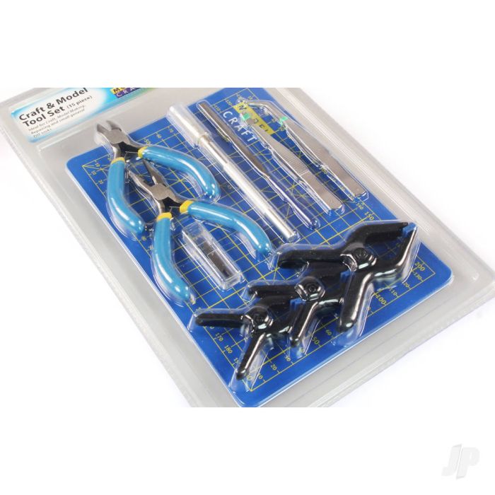 Modelcraft 15-Piece Craft & Model Tool Set (PTK1015)