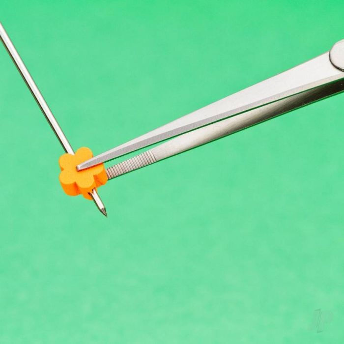 Modelcraft Fine Serrated Locking Stainless Steel Tweezers (PTW1093/FR)