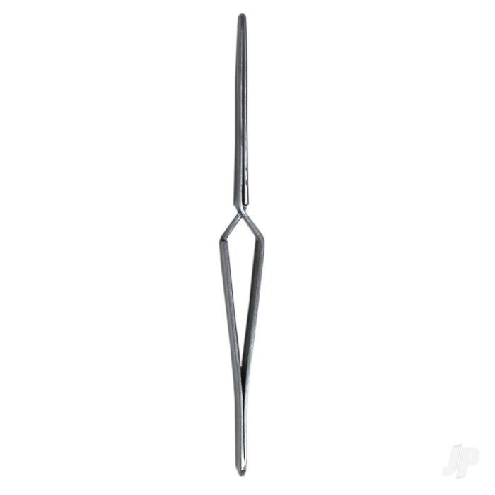 Modelcraft Straight Tip Reverse Action Blunt End Tweezers (160mm) (PTW1126)