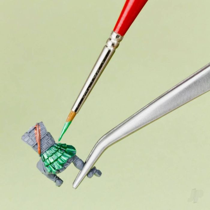 Modelcraft Reverse Action Tweezers Curved Tip/Fibre Grip (160mm) (PTW1128)