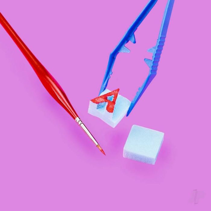 2x Plastic Tweezers with Serrated Tips PTW1150/2 Hobby Tools - Model Craft Collection