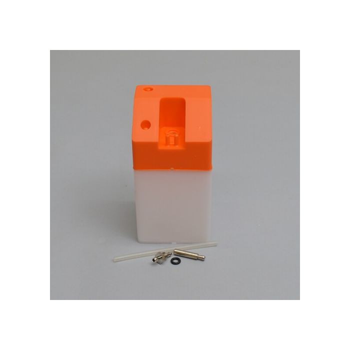 SLEC SL88D Maxi 11oz (313ml) Square Nitro Glow Fuel Tank (Orange) for RC Plane