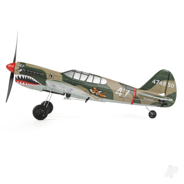 Sonik RC Curtis P-40 Warhawk 400mm RTF RC Model WWII Plane w/Gyro