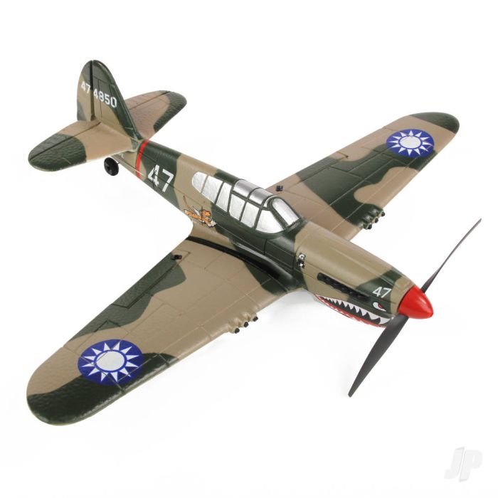 Sonik RC Curtis P-40 Warhawk 400mm RTF RC Model WWII Plane w/Gyro