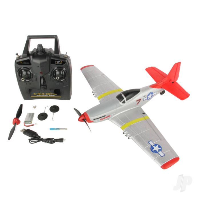 P-51 Mustang 400 RTF Sonik RC 4-Channel Warbird with Gyro Flight Stabilisation