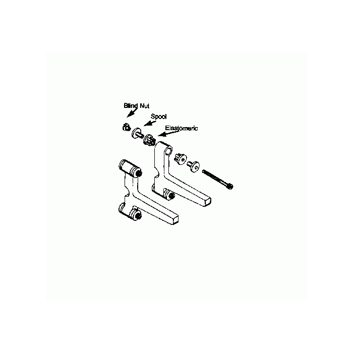 Dubro DB688 Quiet Mount 1.20-1.80 Size Nitro Glow Engine Hardware for RC Model Aircraft