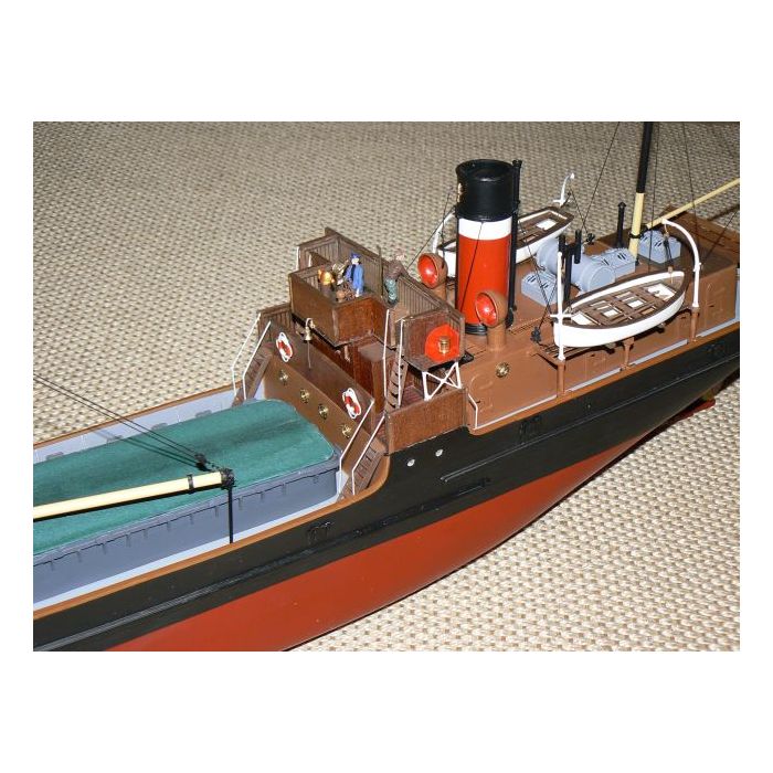 Caldercraft SS Talacre Steam Coaster 1:48 Scale Boat Kit 