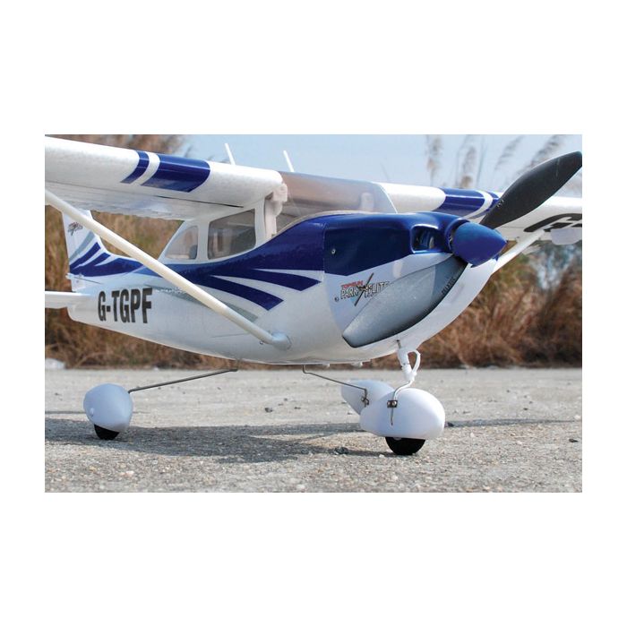 Top Gun Park Flite Cessna 182 RTF Trainer Blue with 2.4GHz Mode 2 Radio