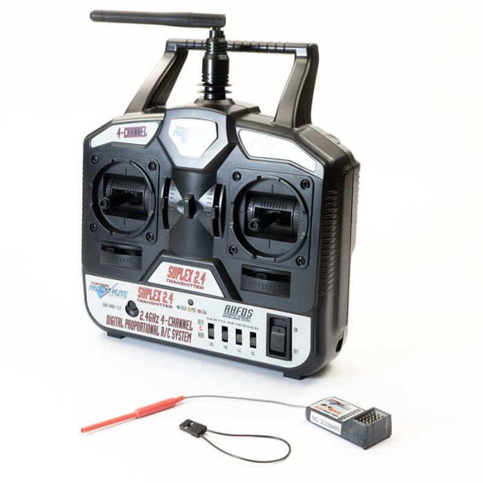 Top Gun Park Flite Suplex | 4 Channel Transmitter & 6 Channel Receiver Combo | Mode 1 | 2.4Ghz