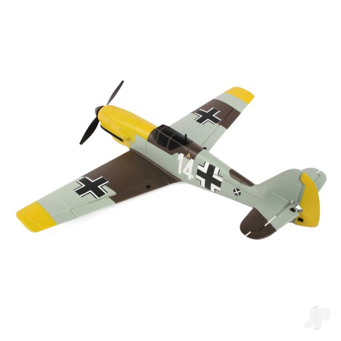 Top RC Hobby Messerschmitt BF-109 RTF Ready-To-Fly RC Plane (450mm) (Mode 2)
