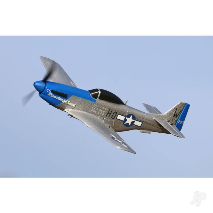 Top RC Hobby P-51D Mustang RTF Ready-To-Fly RC Model Plane (450mm) (Mode 2)