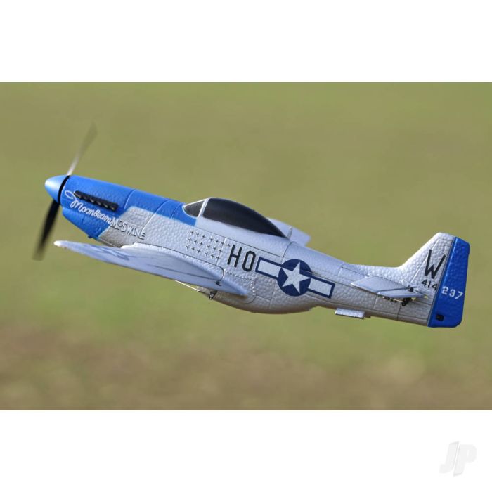 Top RC Hobby P-51D Mustang RTF Ready-To-Fly RC Model Plane (450mm) (Mode 1)