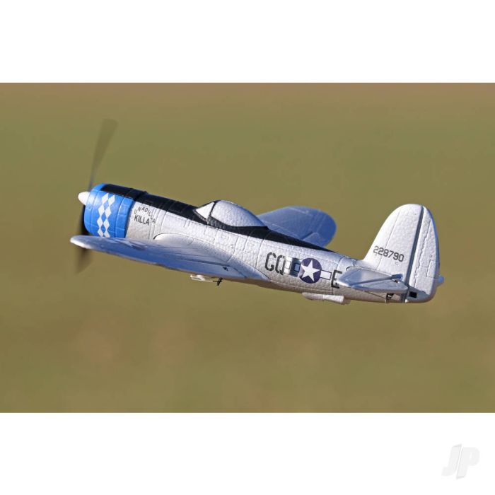 Top RC Hobby P-47 Thunderbolt RTF Ready-To-Fly RC Model Plane (400mm) (Mode 2)