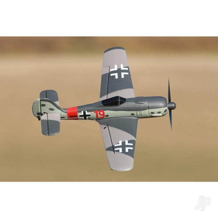 Top RC Hobby Focke-Wulf FW 190 RTF Ready-To-Fly RC Model Plane (400mm) (Mode 1)
