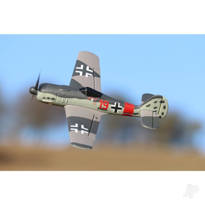 Top RC Hobby Focke-Wulf FW 190 RTF Ready-To-Fly RC Model Plane (400mm) (Mode 1)