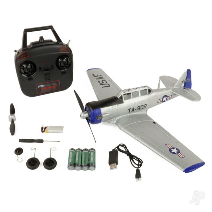Top RC Mini AT-6 RTF RC Plane – Mode 1 (450mm)