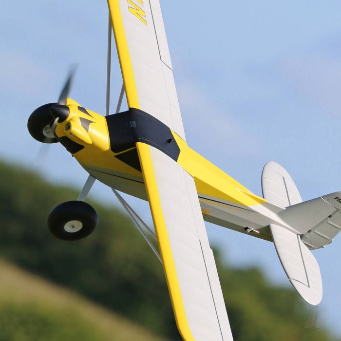 Top RC S Cub (1500mm) ARTF (no Tx/Rx/Batt/Cgr) RC Plane – Yellow