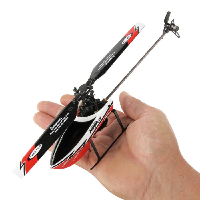 Twister Ninja 250 RC Helicopter w/Pilot Assist+Stabilisation+Altitude Hold - Red