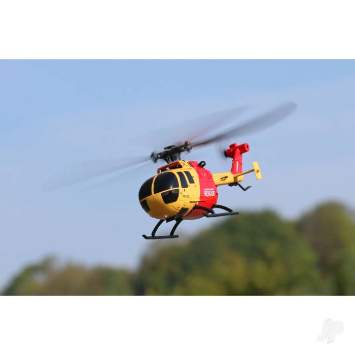Twister BO-105 Scale 250 Flybarless RC Helicopter w/Gyro & Alt Hold (Yel/Red)