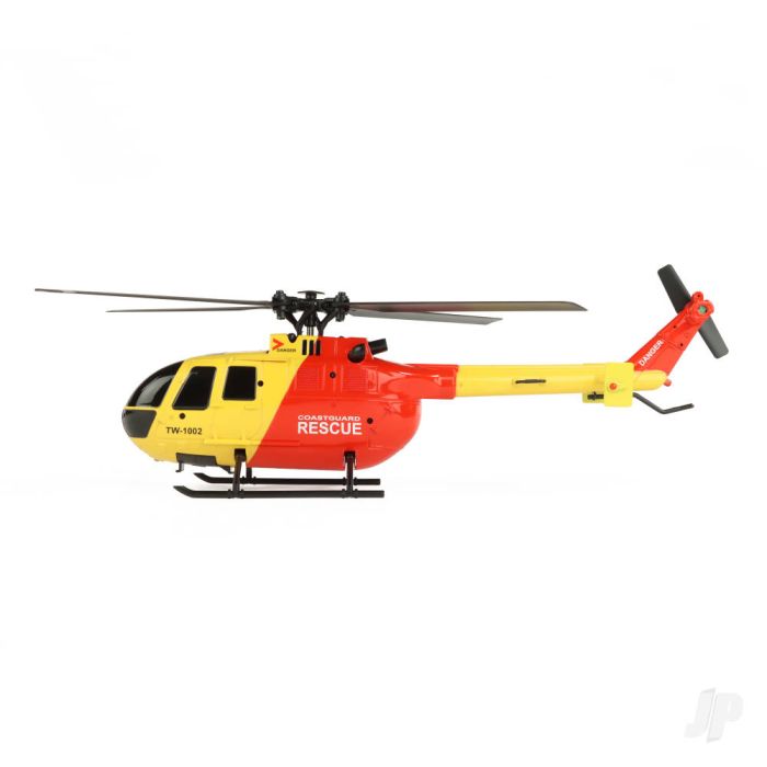 Twister BO-105 Scale 250 Flybarless RC Helicopter w/Gyro & Alt Hold (Yel/Red)