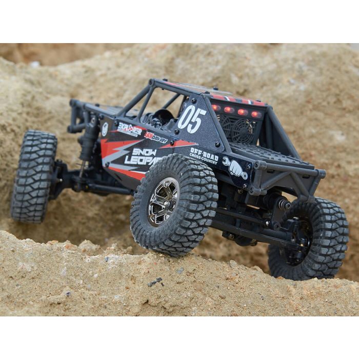 UDI RC 1:24 UCX24 Snow Leopard RTR Brushless RC Crawler Truck w/4WS - Black