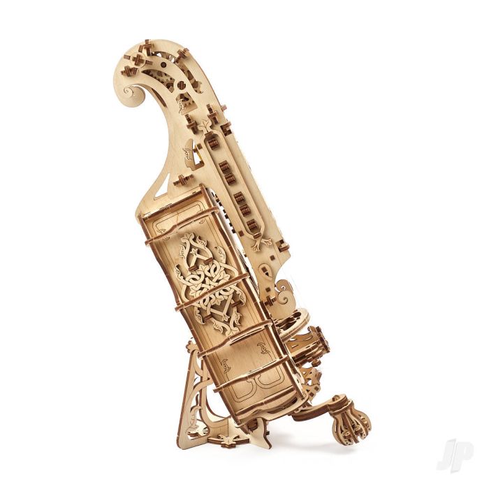 UGears Steampunk Hurdy-Gurdy Musical Instrument Mechanical Wood Construction Kit