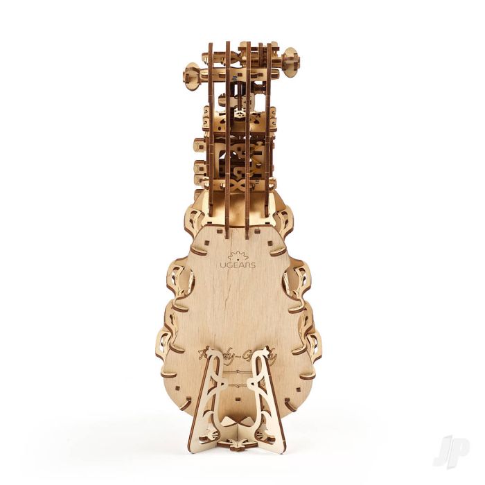 UGears Steampunk Hurdy-Gurdy Musical Instrument Mechanical Wood Construction Kit