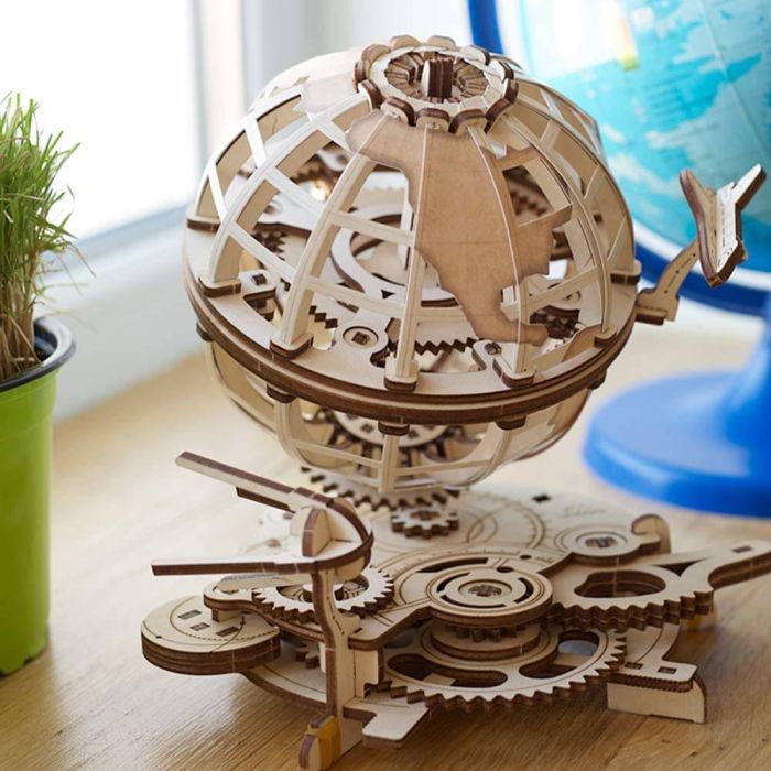 UGears Steampunk Globe 3D Puzzle Mechanical Wood Construction Kit