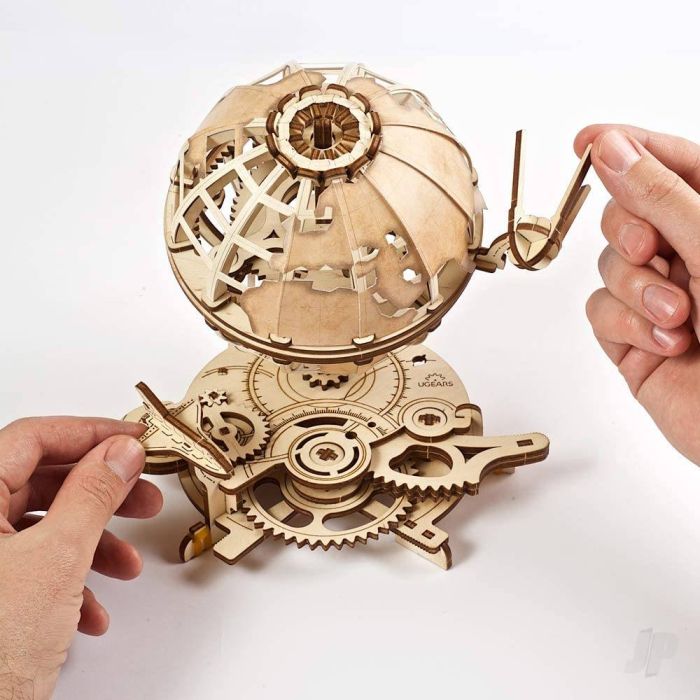 UGears Steampunk Globe 3D Puzzle Mechanical Wood Construction Kit