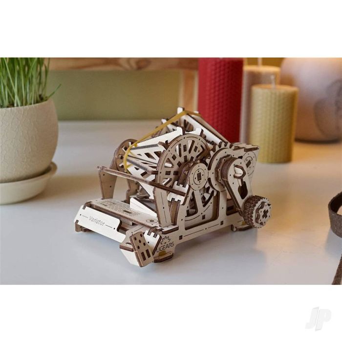 UGears Variator CVT Transmission STEM Lab Mechanical Wood Construction Kit