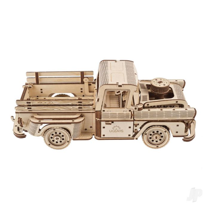 UGears Lumberjack 50’s American Pickup Mechanical Wood Construction Kit