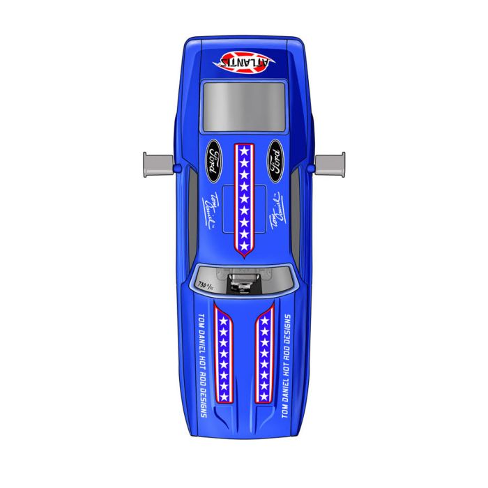 Atlantis Models 1:32 Tom Daniel Fake Out Funny Car Dragster Plastic Kit