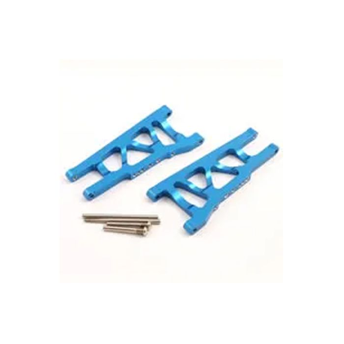 Fastrax Blue Aluminium Front Lower Suspension Arms fits Traxxas Slash/Stampede