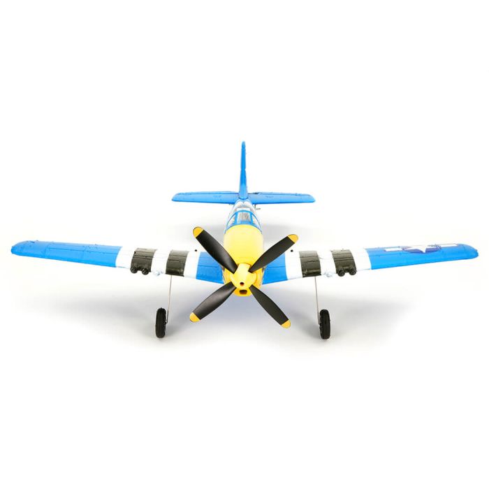 Volantex P-51 Mustang V2 Blue RTF RC Model Plane w/Gyro EPP Ready-To-Fly