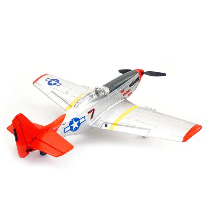 VOLANTEX P-51D MUSTANG V2 RED 4CH 400MM BRUSHED W/GYRO RTF