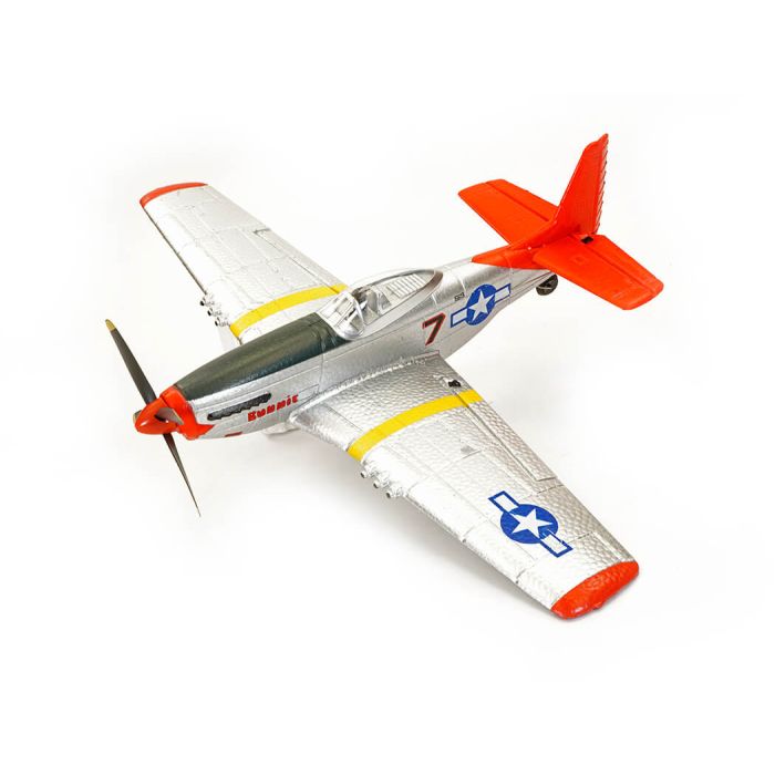VOLANTEX P-51D MUSTANG V2 RED 4CH 400MM BRUSHED W/GYRO RTF