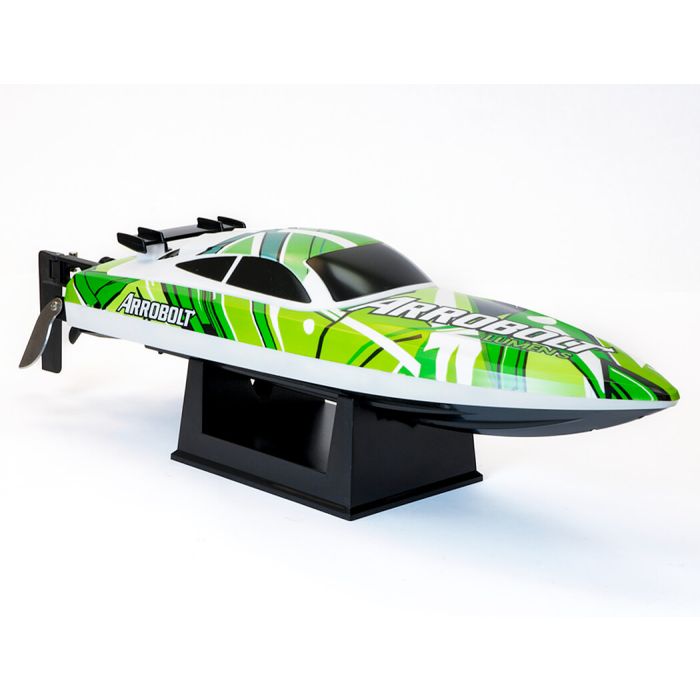 Volantex Arrobolt Lumen SR40 (400mm) Brushless RTR RC Boat w/Lights *EU* – Green
