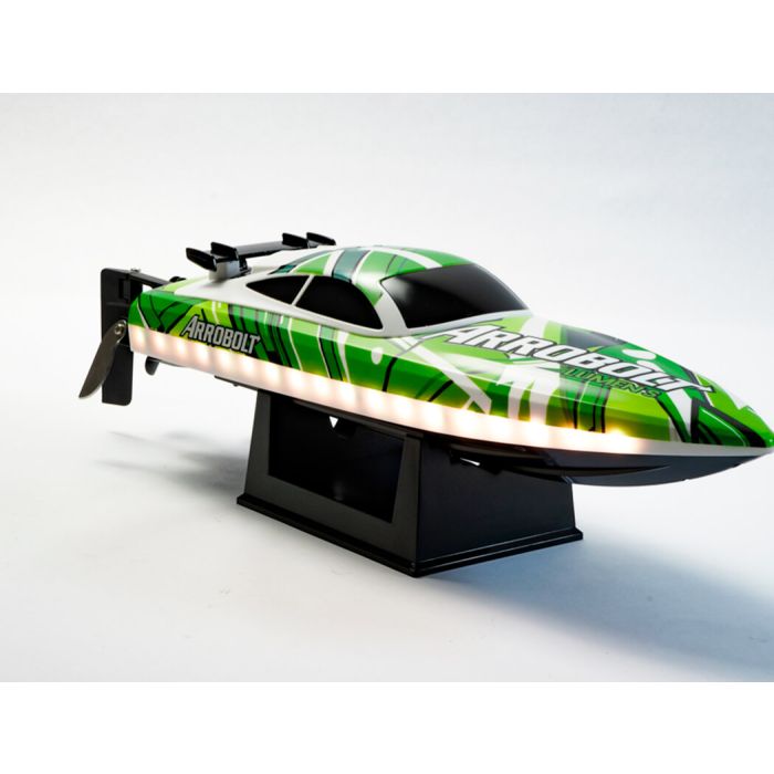 Volantex Arrobolt Lumen SR40 (400mm) Brushless RTR RC Boat w/Lights *EU* – Green