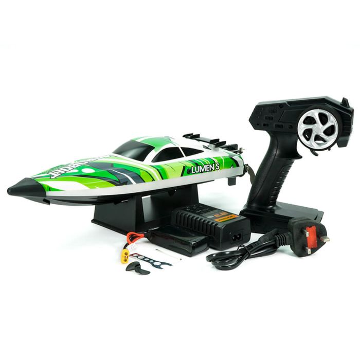 Volantex Arrobolt Lumen SR40 (400mm) Brushless RTR RC Boat w/Lights – Green
