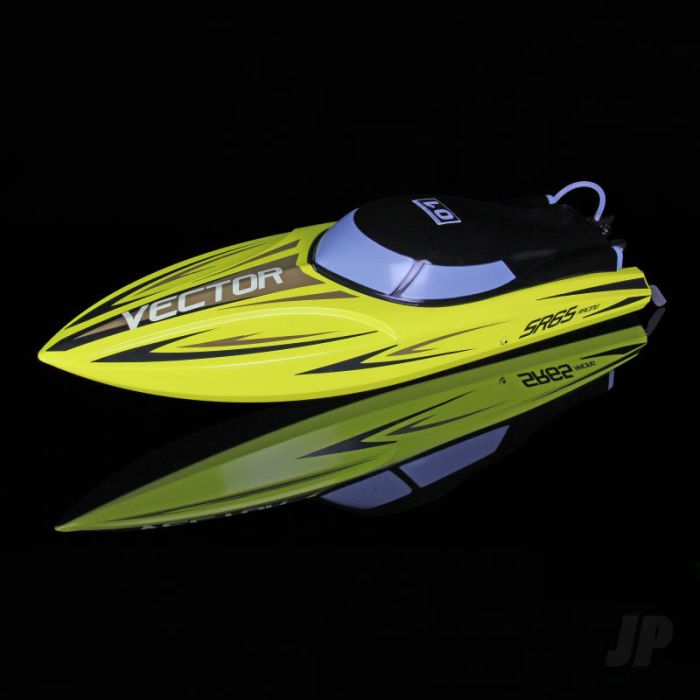 Volantex Vector SR65 Brushed RTR RC Racing Boat (Yellow)