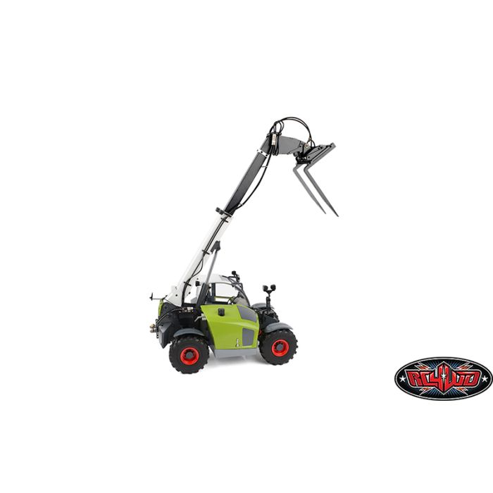 1/14 Grabber Telehandler Telescopic Metal Hydraulic RC Forklift w/ Accessories