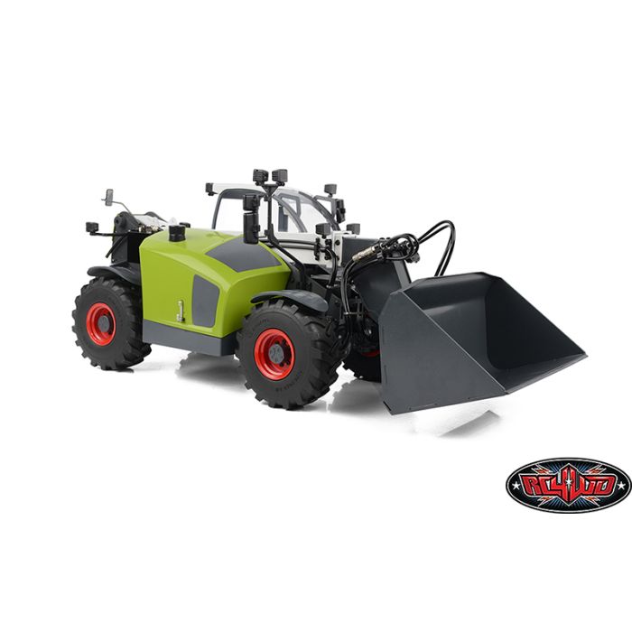 1/14 Grabber Telehandler Telescopic Metal Hydraulic RC Forklift w/ Accessories