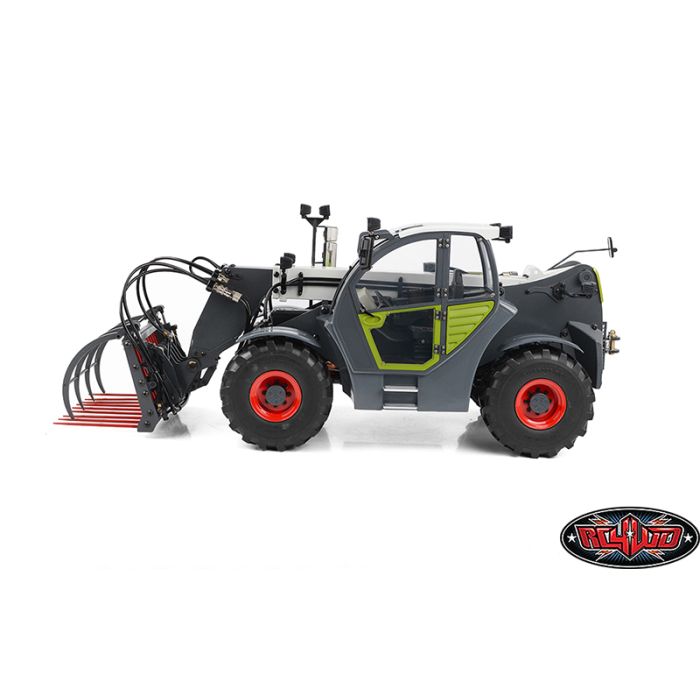1/14 Grabber Telehandler Telescopic Metal Hydraulic RC Forklift w/ Accessories