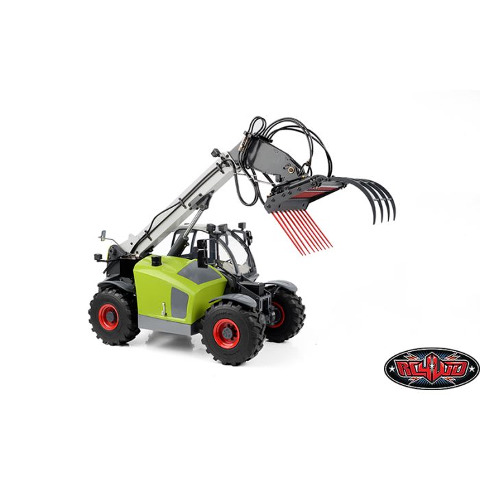 1/14 Grabber Telehandler Telescopic Metal Hydraulic RC Forklift w/ Accessories