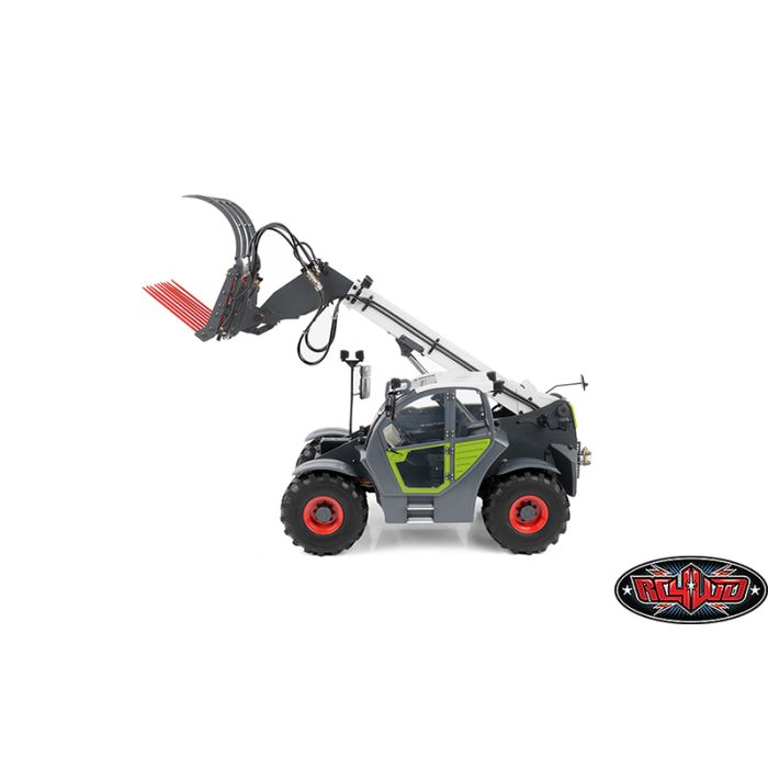 1/14 Grabber Telehandler Telescopic Metal Hydraulic RC Forklift w/ Accessories