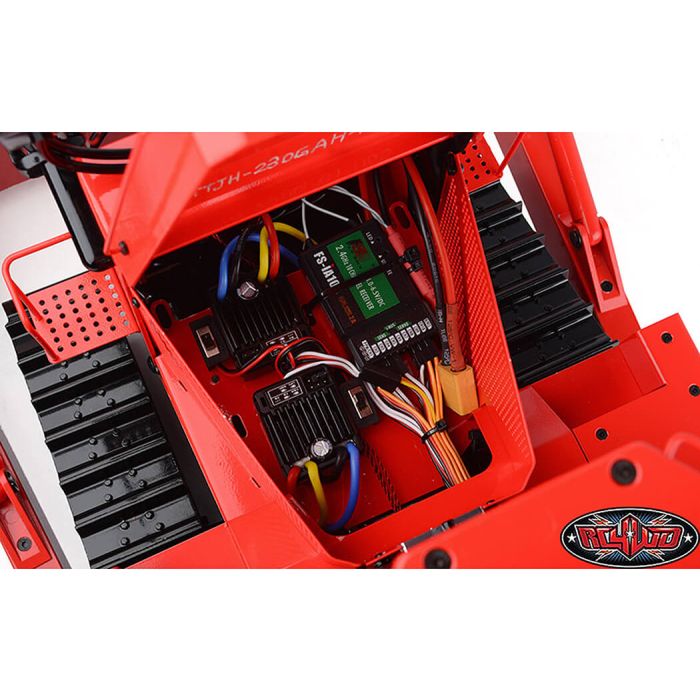 RC4WD 1/14 Bull Dozer DXR2 Real Hydraulic Earth Mover RTR – Red