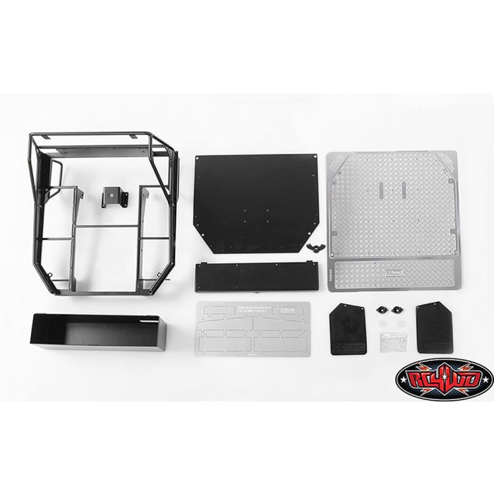 RC4WD Rear Tube Bed For Trail Finder 2 W/Mud Flaps (Black)1+