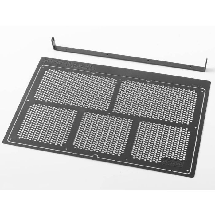 RC4WD Krabs Roof Rack W/Spare Tyre Mount For Axial SCX10 II Xj (Black)