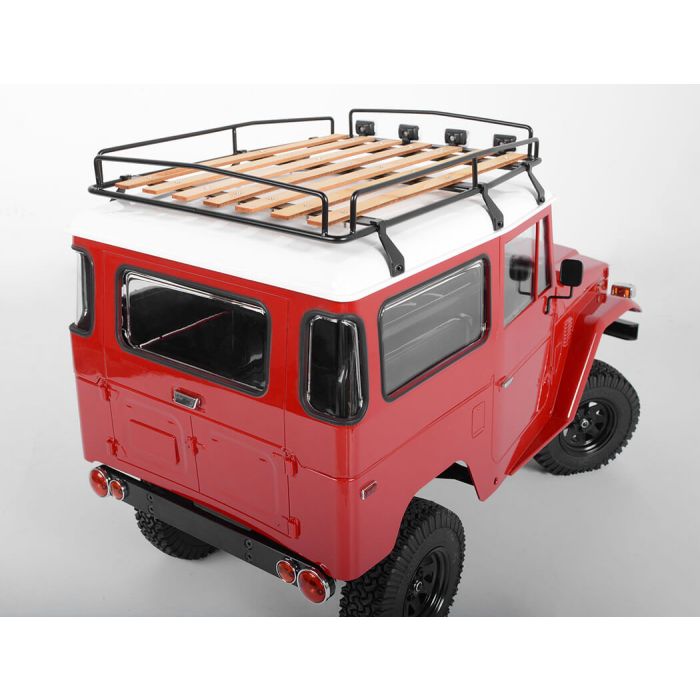 RC4WD Wood Roof Rack W/Lights For RC4WD Cruiser Body